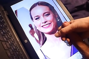 Brie Larson Captain Marvel Cum Compel (Facial)