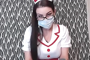 Teaser Fastener Femdom Anal Unseen a kick off b lure sub with big buttplug BBW tattooed hot nurse
