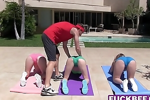 Fake yoga tutor teaches three 18 year old teens